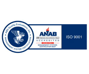 Acreditado por el ANAB con el certificado ISO 9001